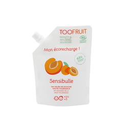 Puériculture-Gelée de douche bio  sensibulle abricot-pêche ecorecharge