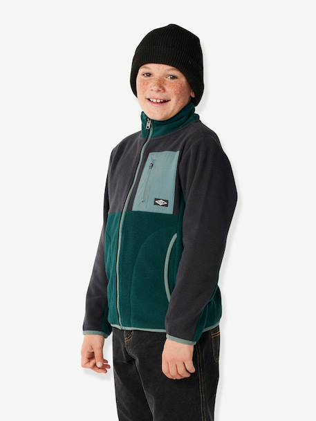 Veste Raw Energy vert foncé 3 - vertbaudet enfant 