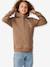 Sweat à capuche Search Icon marron+noir 2 - vertbaudet enfant 