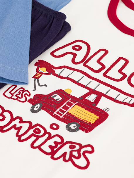Pyjama pompier bleu 2 - vertbaudet enfant 