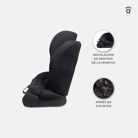 Siège auto 76-150 cm nomada pro Gris+Noir 10 - vertbaudet enfant 