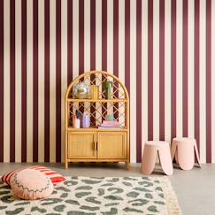Chambre et rangement-Rangement-Bibliothèque, étagère-Bibliothèque enfant exotique rotin naturel - 70x30x106cm - arlo