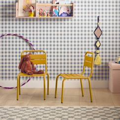 Jouet-Jeux de plein air-Aires de jeux-Mobilier de jardin-Lot de 2 chaises en métal pour enfant