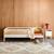 Lit enfant 90 x 190 cm pin naturel sommier à lattes inclus vert et blanc - elio Blanc+Vert 1 - vertbaudet enfant 