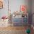Meuble de rangement pour enfant camille avec 7 compartiments et 6 paniers en velours Bleu+Rose+Vert 1 - vertbaudet enfant 