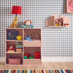 Chambre et rangement-Rangement-Meuble à cases, accessoires-Meuble de rangement enfant, 3 étagères et 2 espaces de rangement