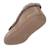 Chaussons ballerines en velours, semelle ultra confort, soutient votre voûte plantaire, mousse à mémoire de forme Camel 5 - vertbaudet enfant 