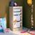 Meuble de rangement enfant 4 bacs de rangement Blanc+Naturel 7 - vertbaudet enfant 