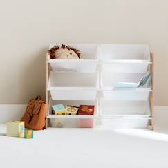 Chambre et rangement-Rangement-Meuble à cases, accessoires-Meuble de rangement jouet avec 6 casiers, tobias, l 84 x p 29,5 x h 60cm