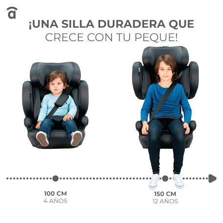 Siège auto i-size poe fix Gris+Noir 6 - vertbaudet enfant 