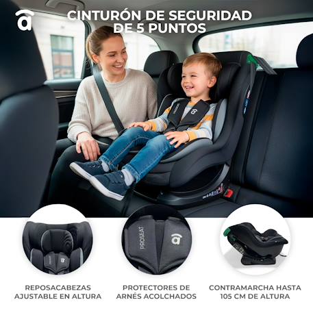 Siège auto évolutif proseat Noir 4 - vertbaudet enfant 