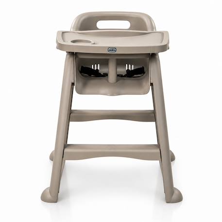 Chaise haute solide Gris 4 - vertbaudet enfant 