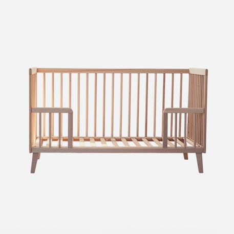 Lit bébé evolutif turia hêtre massif Beige 2 - vertbaudet enfant 
