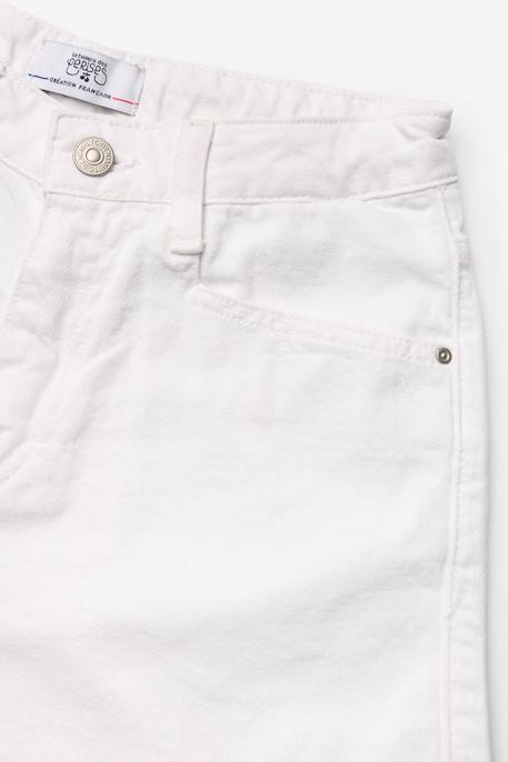 Short en jeans liva White 6 - vertbaudet enfant 