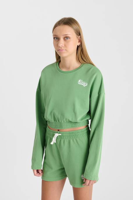 Sweat-shirt elpigi Basilic 1 - vertbaudet enfant 