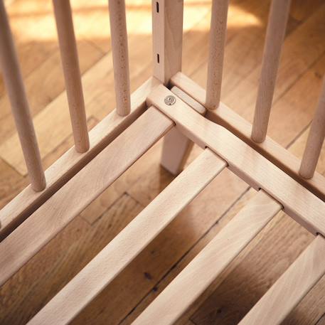 Lit bébé evolutif turia hêtre massif Beige 6 - vertbaudet enfant 