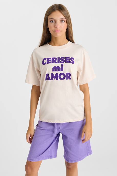 Fille-T-shirt, sous-pull-Tee-shirt amorigi