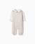 Body à manches longues + salopette à rayures Blanc 1 - vertbaudet enfant 