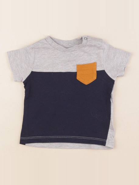 Tee-shirt - 3 mois Bleu 1 - vertbaudet enfant 