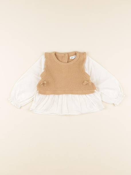 Blouse - 18 mois Marron 1 - vertbaudet enfant 