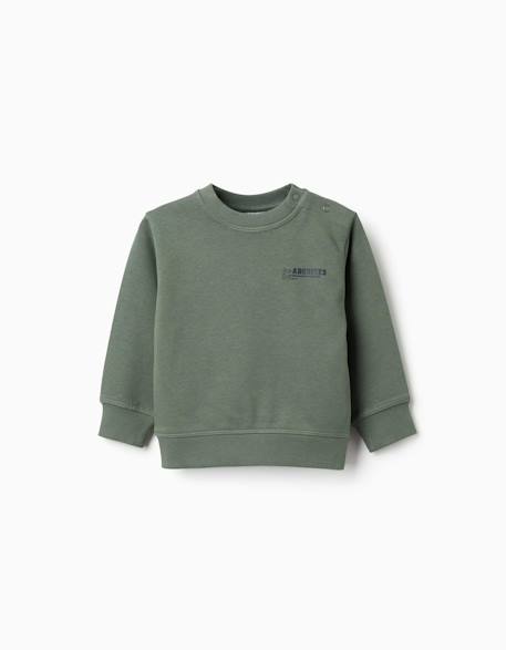 Bébé-Pull, gilet, sweat-Sweat en coton avec imprimé zy
