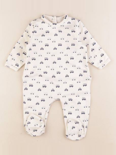 Pyjama coton - 6 mois Beige 1 - vertbaudet enfant 