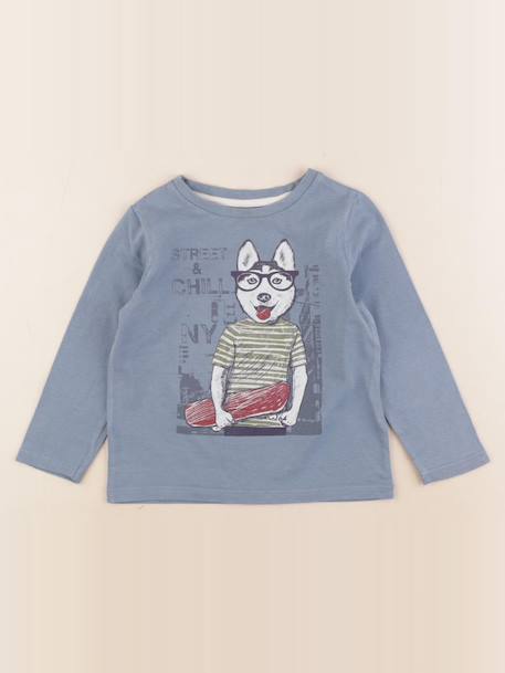 Tee-shirt - 3 ans Bleu 1 - vertbaudet enfant 