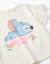 T-shirt en coton avec imprimé stitch et volants Beige clair 3 - vertbaudet enfant 