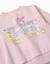 Sweat en coton avec imprimé kuromi & friends Mauve clair 4 - vertbaudet enfant 