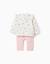 Ensemble de jogging en coton peigné avec motif minnie Blanc 2 - vertbaudet enfant 