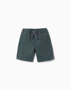 Short midi cargo en coton avec cordon de serrage  - vertbaudet enfant