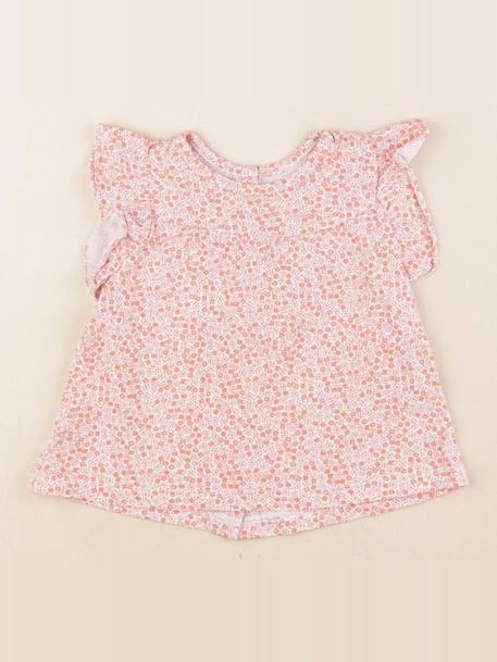Tee-shirt - 12 mois Rose 1 - vertbaudet enfant 
