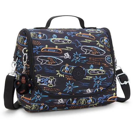 Sac déjeuner kipling new kichirou 23 cm - sac gouter isotherme ( cool c) Bleu+Bleu Marine+Bleu Skateboard+Bleu Turquoise+Coquillage+Fleur+Gris+Multicolore+Noir+Noir / Bleu+Rose+Rose Saumon 10 - vertbaudet enfant 