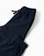 Pantalon de jogging en molleton avec cordon de serrage et poches Bleu foncé 3 - vertbaudet enfant 