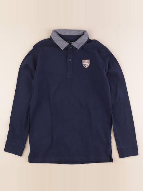 Polo - 12 ans Bleu 1 - vertbaudet enfant 