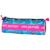 Trousse ronde teo jasmin 22 cm cerise - fermeture zippée Bleu+Cerise+Noir / rose / bleu+Rose+Violet foncé 5 - vertbaudet enfant 