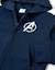 Sweat zippé en coton avec capuche et imprimés avengers Bleu foncé 3 - vertbaudet enfant 