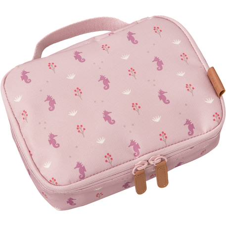 Lunch bag isotherme seahorse (2,5 l) Bleu, beige, marron+Ecru, marron, rouge+Marron, blanc+Marron, bleu+Ocre, noir, blanc+Olive, marron,blanc+rose hippocampe+Rose, noir, marron+Vert clair 16 - vertbaudet enfant 