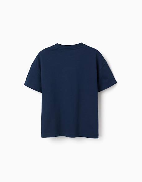 T-shirt en coton avec imprimés marvel Bleu foncé 2 - vertbaudet enfant 