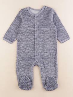 Seconde main-Garçon-Pyjama, surpyjama, dors-bien-Pyjama velours - 12 mois