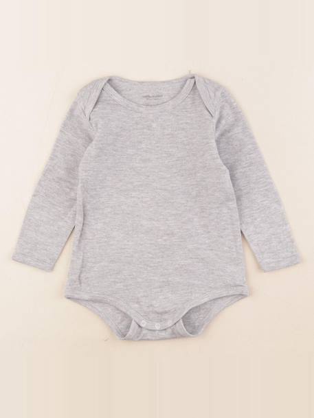 Body - 18 mois Gris 1 - vertbaudet enfant 