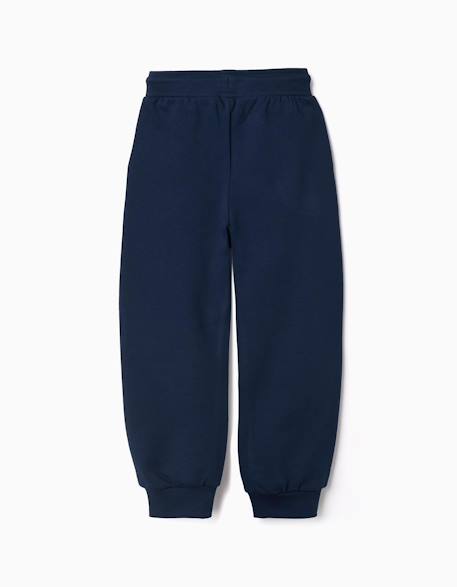 Pantalon de jogging en coton avec imprimé marvel et cordon de serrage Bleu foncé 2 - vertbaudet enfant 