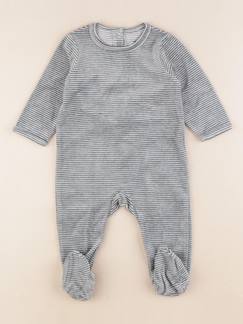 Seconde main-Garçon-Pyjama, surpyjama, dors-bien-Pyjama velours - 3 mois