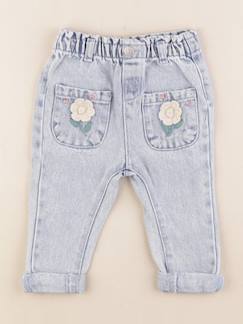 Seconde main-Fille-Pantalon-Jean - 9 mois