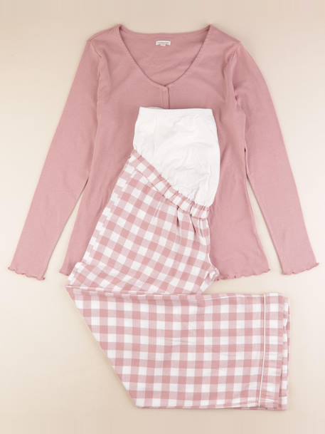 Pyjama grossesse coton - 42 Rose 1 - vertbaudet enfant 