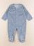 Pyjama velours - 12 mois Bleu 1 - vertbaudet enfant 