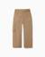 Pantalon en coton à coupe droite avec 5 poches Beige 2 - vertbaudet enfant 
