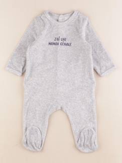 Seconde main-Garçon-Pyjama, surpyjama, dors-bien-Pyjama velours - 6 mois
