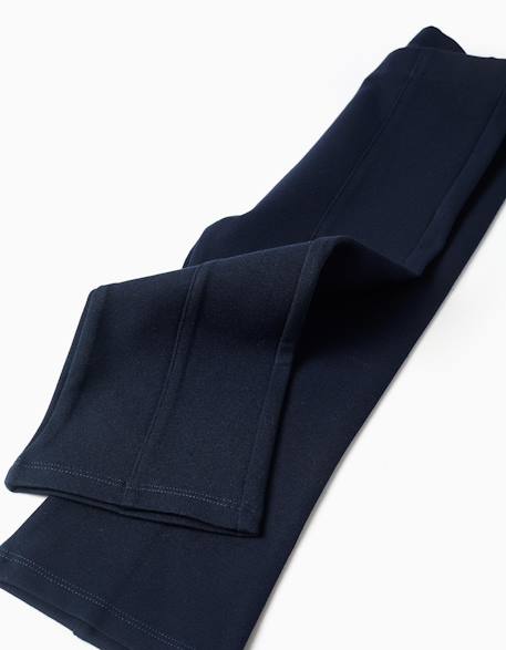 Legging évasé en ponte de roma Bleu foncé 4 - vertbaudet enfant 