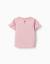 T-shirt en coton avec imprimé cœur floral Rose clair 2 - vertbaudet enfant 